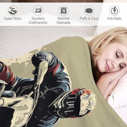 Manta de franela suave para sofá 180x200 cm con estampado 3D multicolor 6