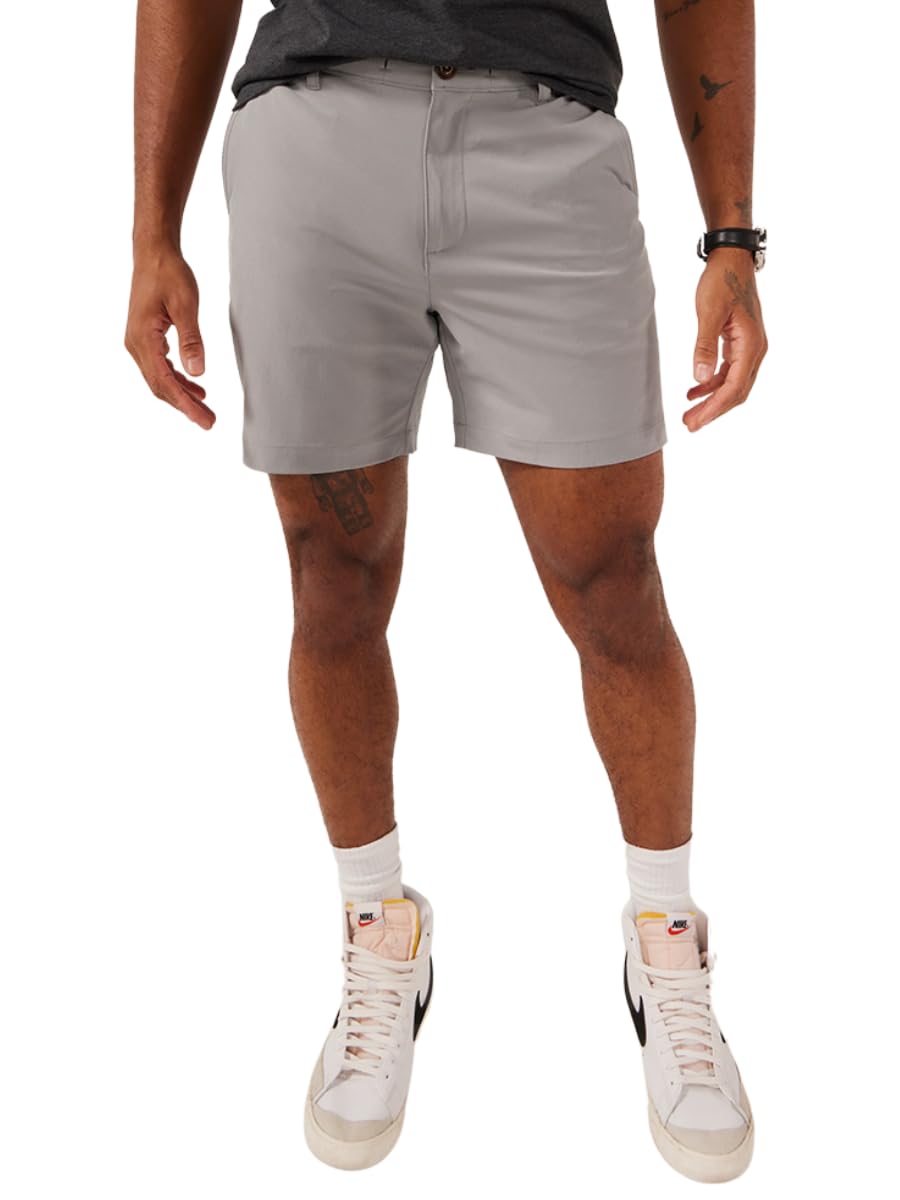 Chubbies Everywear Men’s Shorts – Mens Shorts Casual 6in Inseam, Elastic Waist, Water-Resistant, Zipper Pocket