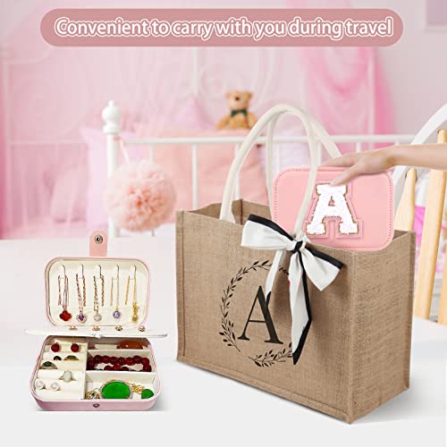 The-Initial-Jewelry-Travel-CaseBirthday-Gifts-For-Wife-Mom-Grandma-BridesmaidsTeen-Girls-GiftsC