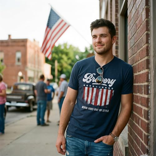 T-shirt patriotique US bleu marine parfait pour célébrer le 4 juillet avec fierté - 2