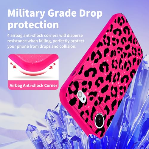 Coque iPhone A léopard rose, le cadeau idéal pour filles