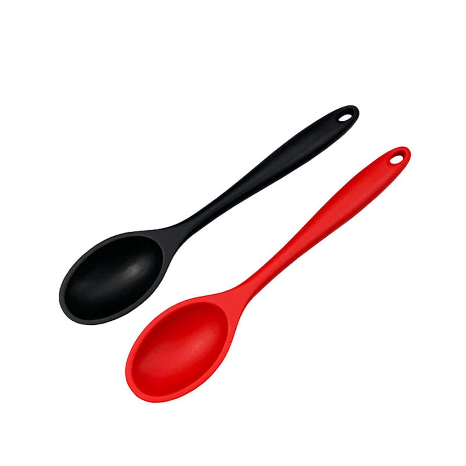 Grande cucchiaio in silicone per zuppa mestolo cucchiaio da portata versatile grande utensile da cucina per cuocere mescolando cottura