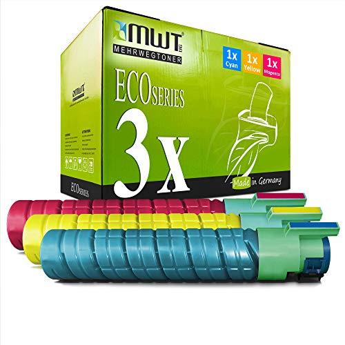 Cartouche de toner compatible Ricoh Aficio SP C410 C411 C420dn Mehrwegtoner Type 245 pack de 3