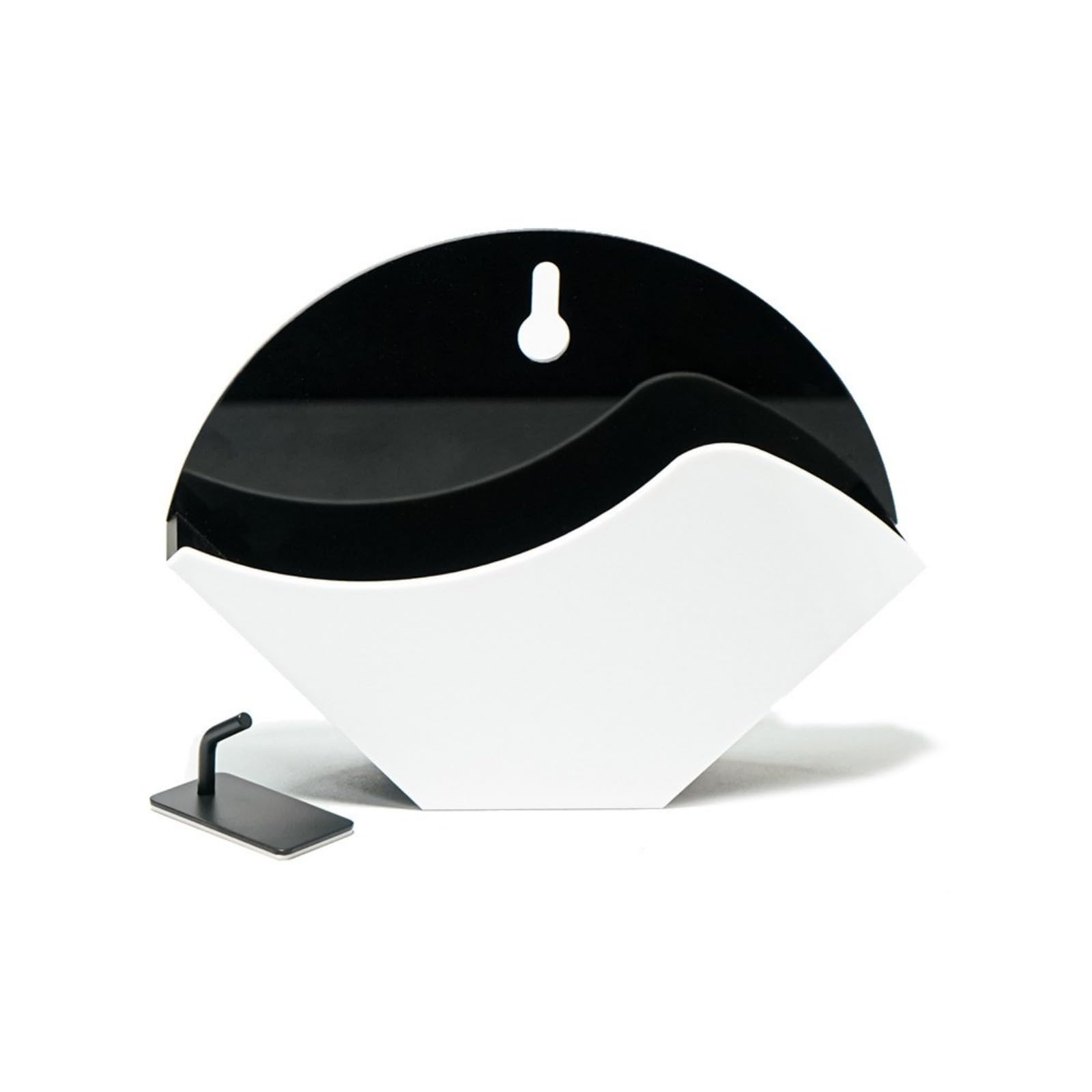 Msioytog Filter Holder with Lid Acrylic Coffee Filter Paper Dispenser Rack Storage Box Organizers Paper Rack Coffee
