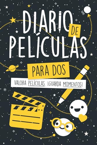 Diario de películas para dos - Valora películas y guarda momentos: Cuaderno de registro en pareja,...