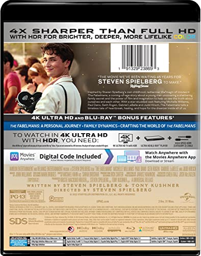 Image of The Fabelmans - 4K Ultra HD + Blu-ray + Digital [4K UHD]
