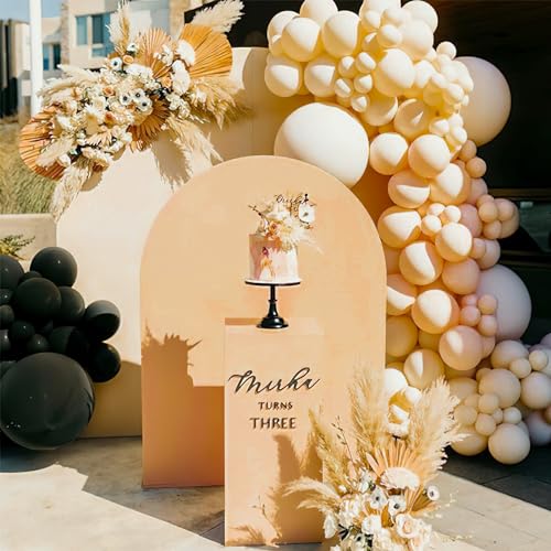 Image of PartyWoo Nude Balloons 50pcs Apricot Fall Neutral Color 12 Inch