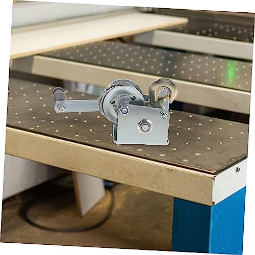 Winche manual con cable de acero para manejo pesado miniatura 3