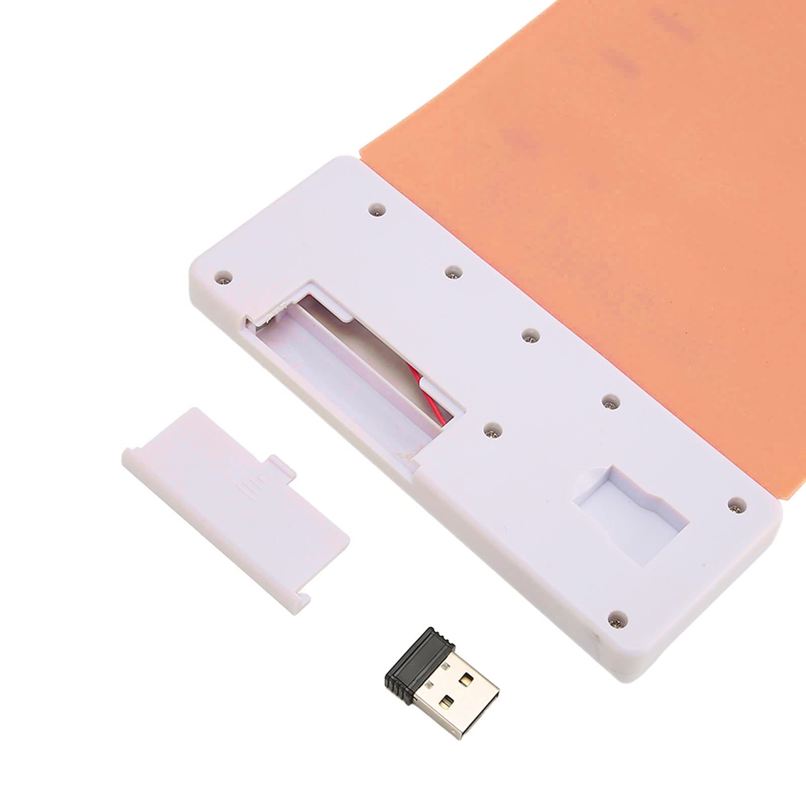 Estink Kabellose Silikontastatur – Wasserdicht, Faltbar & Leise (103 Tasten, 2,4 GHz, Blau)