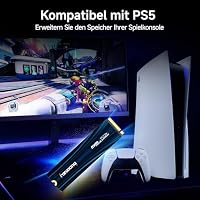 fanxiang NVMe SSD 500GB, M.2 PCIe Gen4x4 Gaming Solid State Laufwerk mit SLC Cache, 6300MB/s Lesen, Interne Festplatte für PC PS5 Laptop Datenübertragung S880E – Ansicht 6