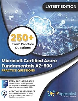 Paperback Microsoft Certified Azure Fundamentals AZ-900: 250+ Exam Practice Questions with detail explanation and reference link Book