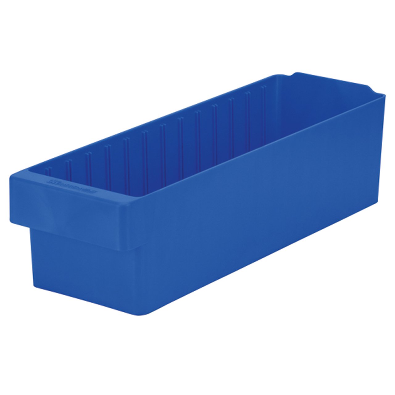 Akro-Mils 31168 AkroDrawer Stackable Plastic Storage Drawer Storage Bin, (17-5/8-Inch x 5-9/16-Inch x 4-5/8-Inch), Blue, (6-Pack)