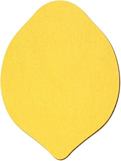 Limón de madera amarilla – Cortes decorativos de 3 – 50 cm, tamaño: 3 cm, paquete con:25 unidades