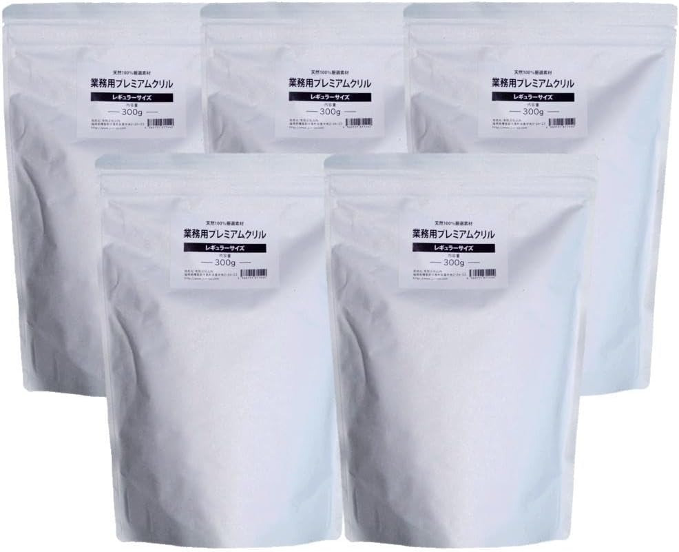 業務用プレミアムクリル 300g アルミパック入 5袋セット 観賞魚用 クリル