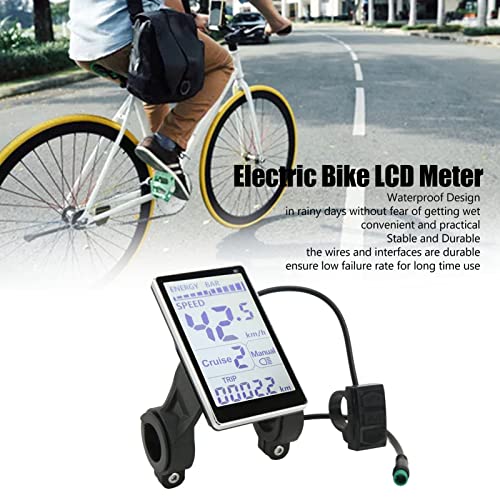 Image of M5 LCD Display, Display 5 Pin M5 LCD Panel Screen for 31.8 22.2mm Electric Bikes Electric Parts for 24V 36V 48V 60V Power Meter Used with Protocol 2 Controller Replacement Parts