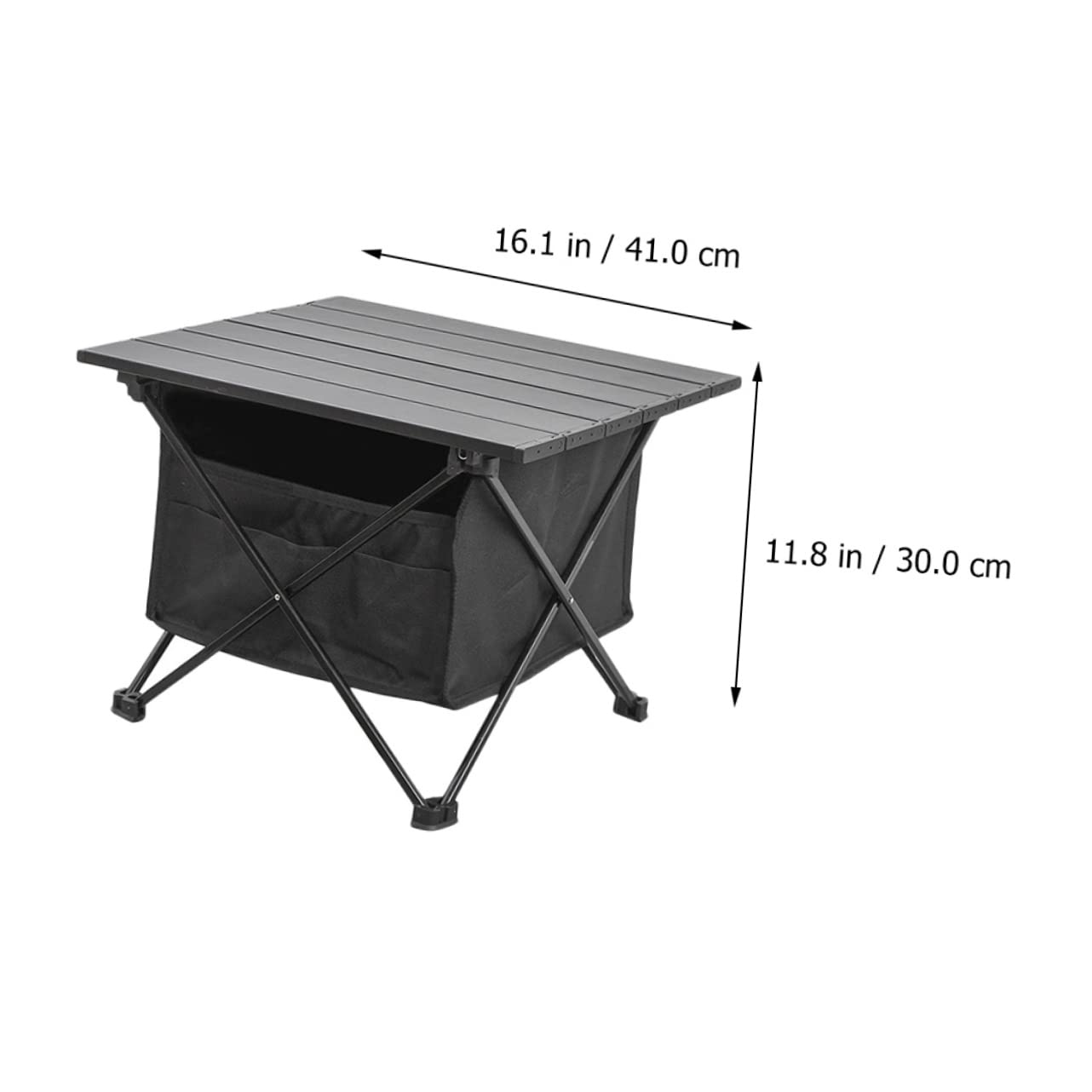 PartyKindom Tavolo per Barbecue e Picnic Accessori con Custodia per Spiaggia e Facile Montare e Trasportare