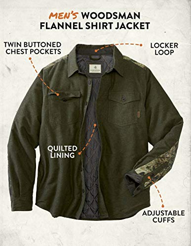 Image of Legendary Whitetails Men's Woodsman Quilted Shirt Jacket