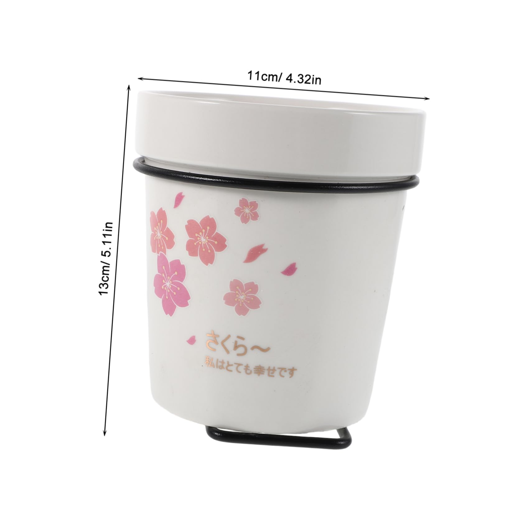 PRETYZOOM Ceramic Chopstick Storage Rack Chopsticks Basket Easy to Clean Kitchen Utensil Draining Stand Wall Mount Organizer