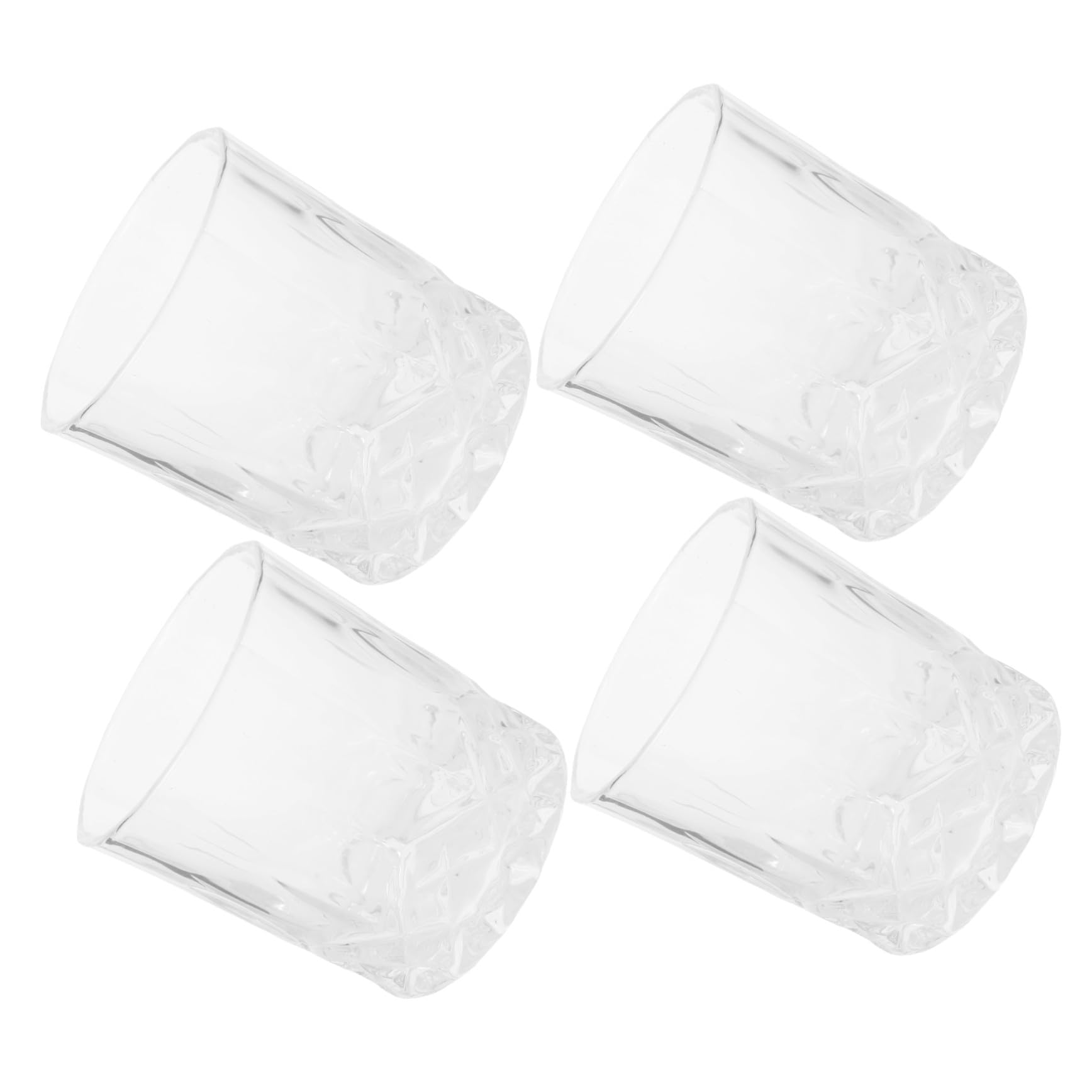 Verre à Whisky Délicat 4pcs 200ml en Verre, Fête Bière