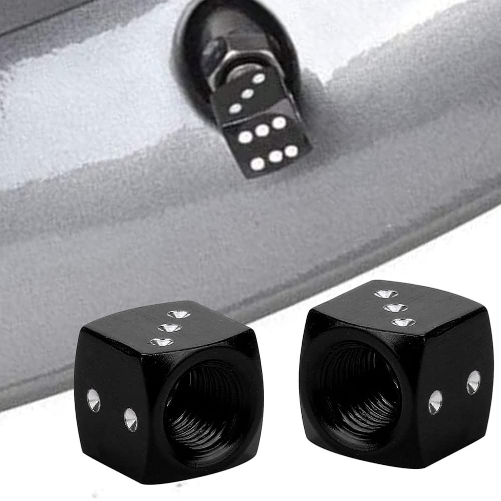 Marcraft Tappi Antipolvere Universali Per Valvole Pneumatici In Alluminio, Motivo Granate, Multicolore, Confezione Da 4, Per - Foto 6