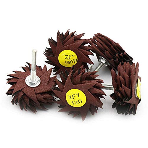 Polishing Wheel, Diamond Coating Buffing Wheels Set Kit 7 Sizes for Choose Hex Sand Polishing Wheel for Most Metal and Resin Surfaces