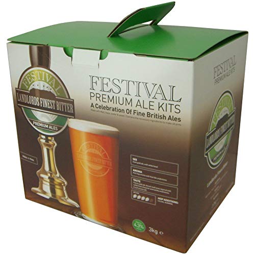 Homebrew & Wine Making Festival Premium Ale - Landlords Finest Bitter - 40 Pinta Home Brew Beer Kit Cover