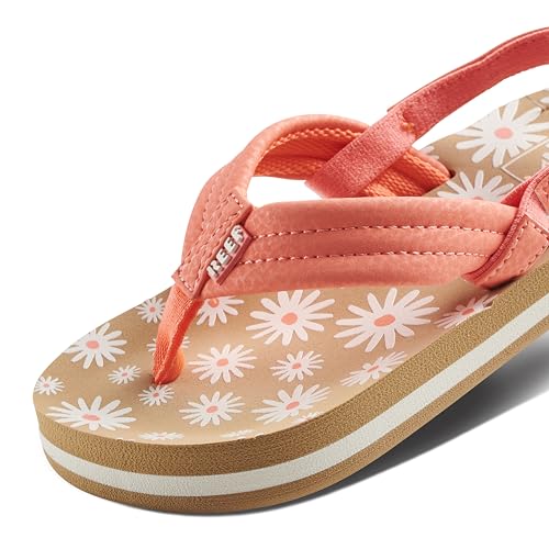 Image of REEF Girls Toddler /Little Kid Ahi Beach Flip Flop, Soft Cushion Footbed, Water Friendly