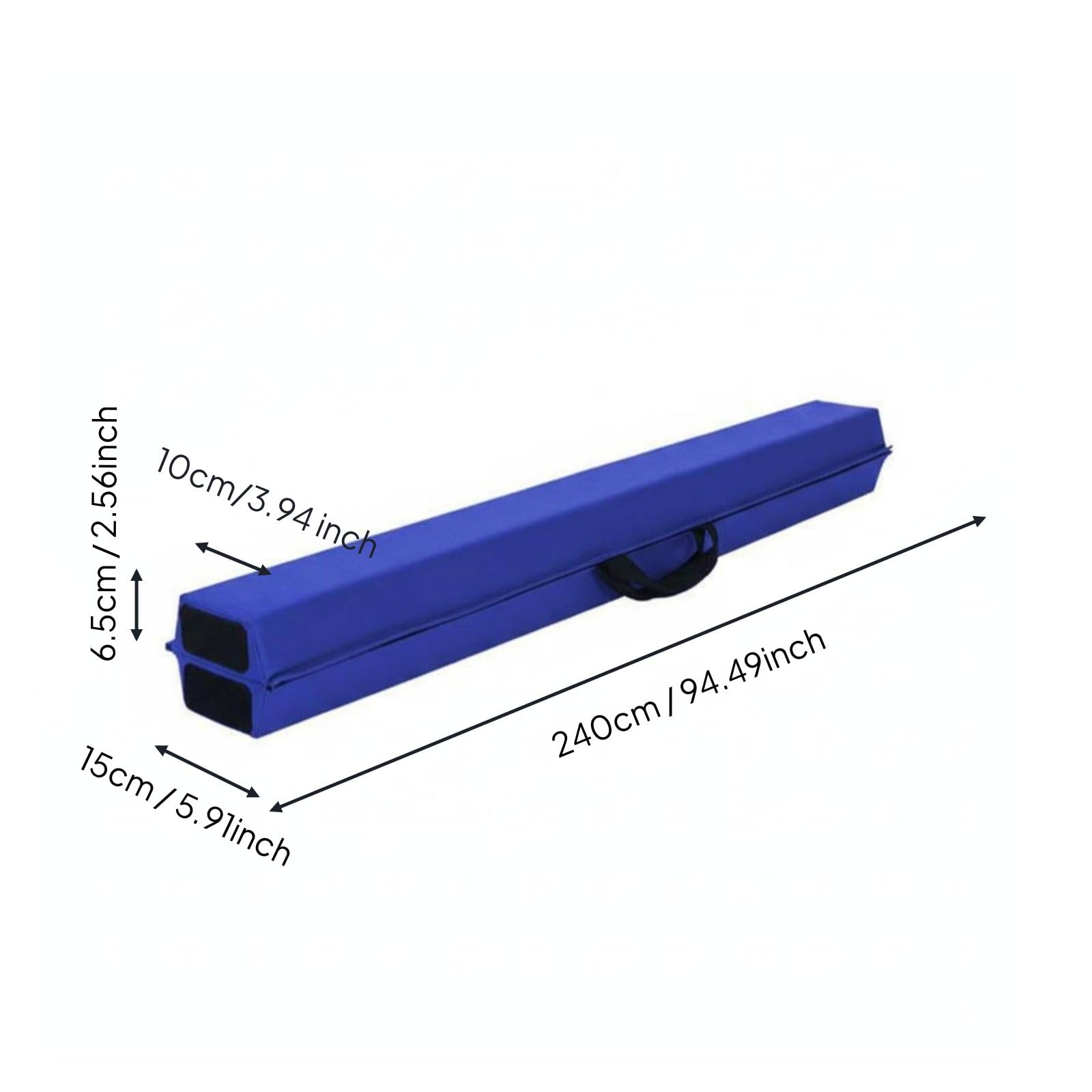 Milageto Trave di Equilibrio per Bambini Trave Ginnastica Bilanciere Pedana Attrezzo Allenamento con Nucleo EVA Professionale Rivestimento Pelle Resistente