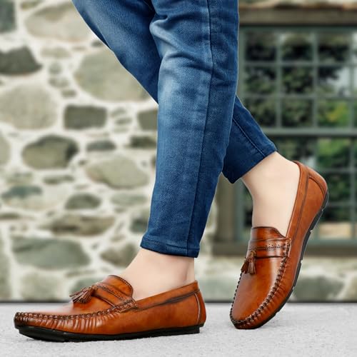 Image of Men's Stylish & Comfortable with Soft Cushioned Insole | Hand-Stitched Design for Trendy | Loafer for Men