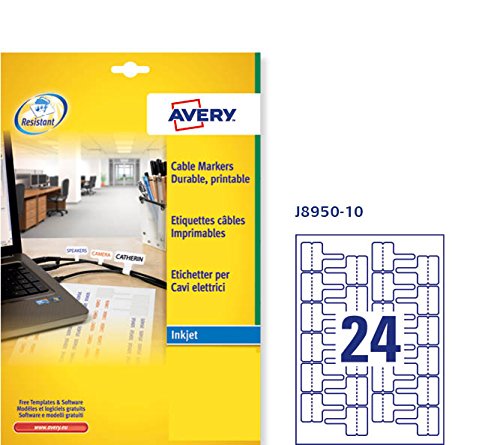 Avery J8950-10- Set di Etichette per Identificare