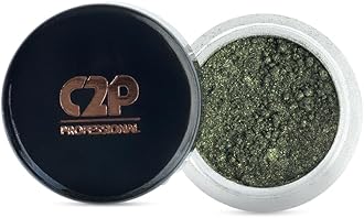 C2P Pro Eyeshadow Pigment for Eye Makeup - 2g | Long-Lasting and Highly Pigmented Loose Precious Pigments with Metallic Effect | Cosmetics For Women and Girls (Game Changer 171, 02 Gram)