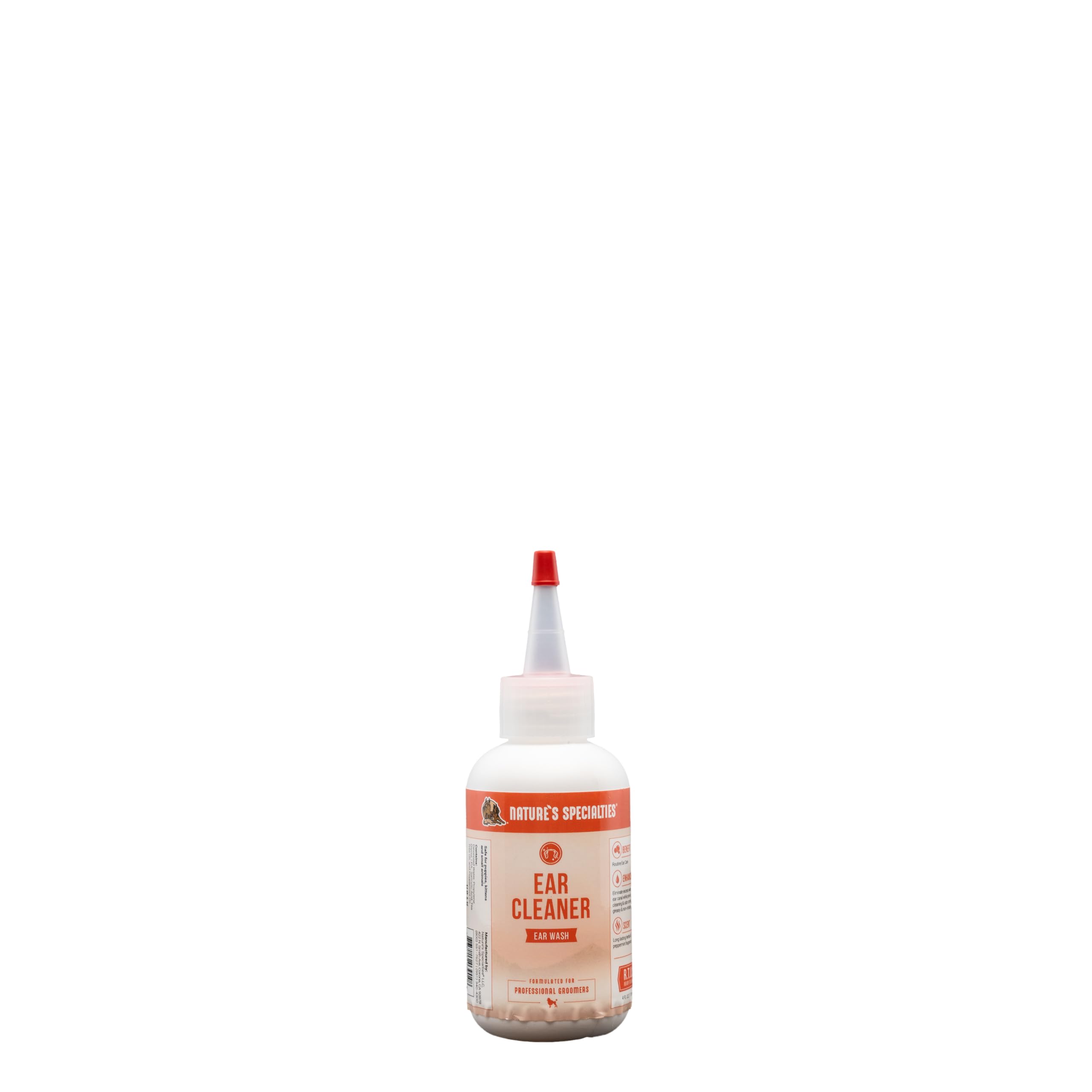 Nature's Specialties Ear Cleaner for Dogs - Dog Ear Wash Cleanser - Non-Greasy & Pleasant Scented Ear Cleaner for Routine Ear Cleaning - Non-Irritating Formula - Ideal for Odour Control, 118ml โ image 1