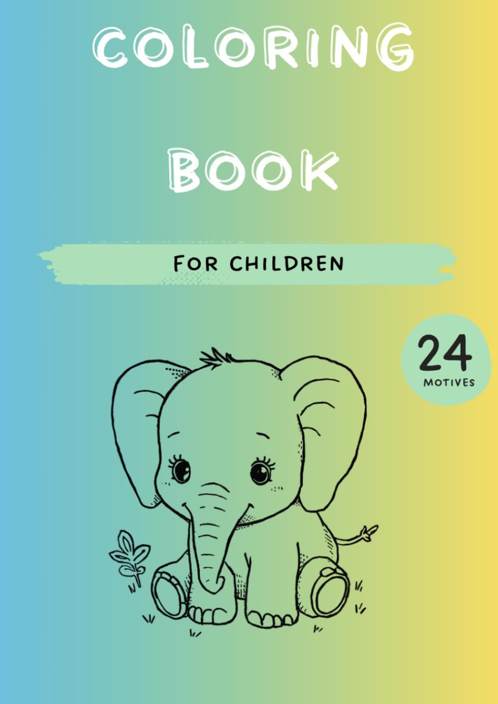 Coloring Book: baby animals for children