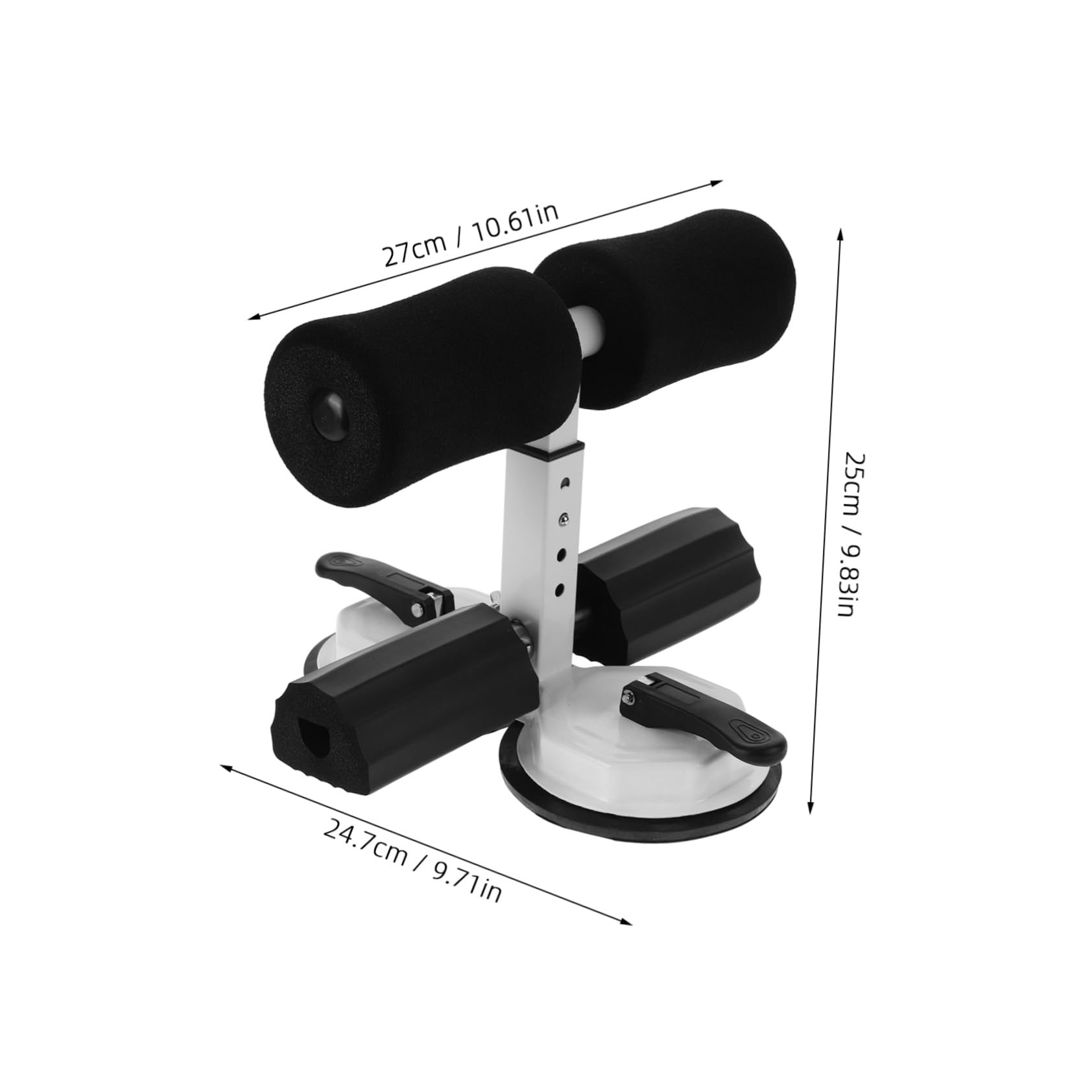 WHAMVOX Abdominal Training Device Exercise Accessory for Flat Stomach Suction Cup Sit-up Bar