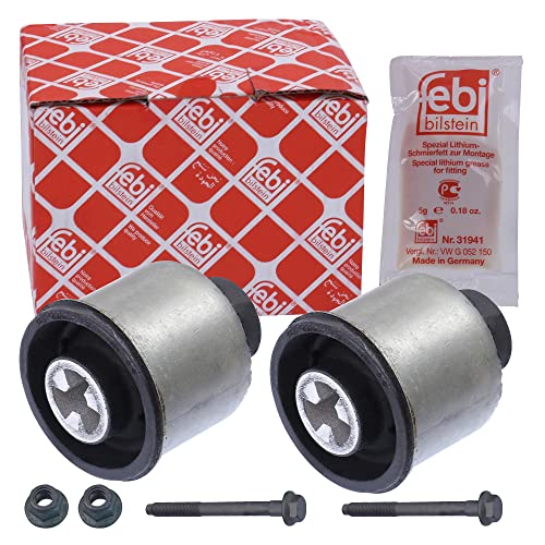 febi bilstein 31722 Achskörperlagersatz mit Schrauben, Muttern und Fett, 1 Stück