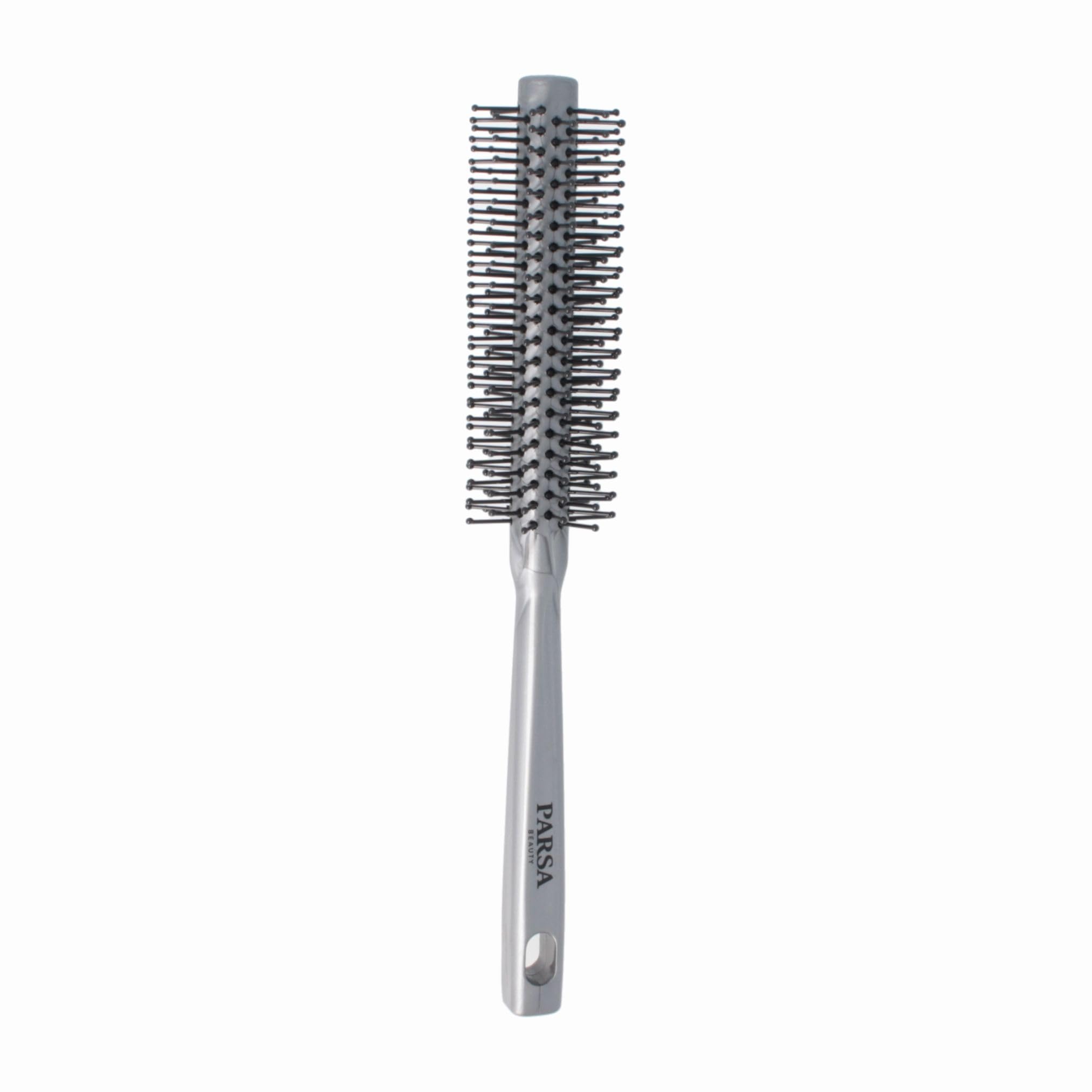 PARSA Beauty Volume Brush Unicolor Round Blow Dryer Brush with Plastic Pins, Hair Brush for Volume Large Volume Styling