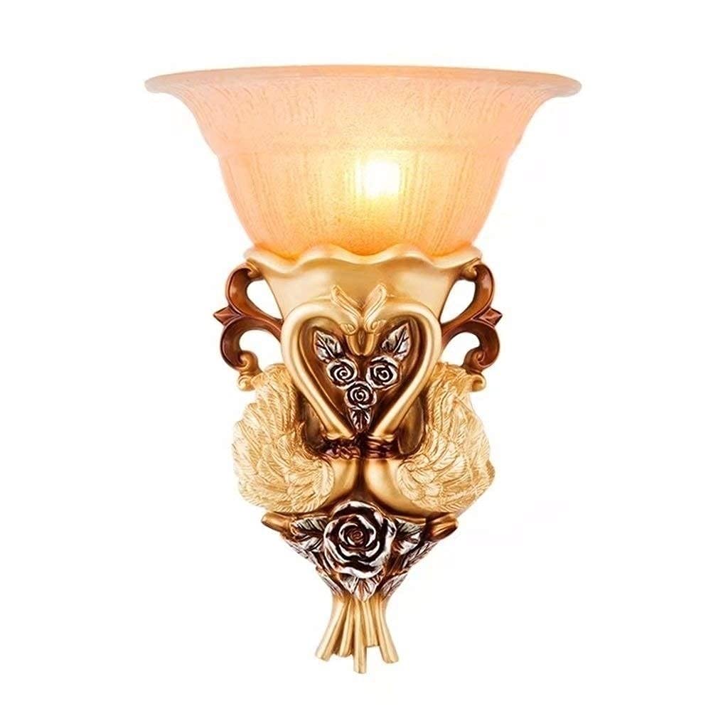 VDOQTLJT Indoor Decoration Wall Lamp Creativity Resin Restaurant Light Retro Sconce Living Room Bedroom Chandelier Ceiling Fixtures
