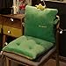 Produktbild Tollmllom Stuhl Sofakissen Super Soft-Kissen-Sofa-Kissen wie Schaukelstuhl Restaurant Terrasse Camping Küchenstühle (Color : Green, Size : Free Size)