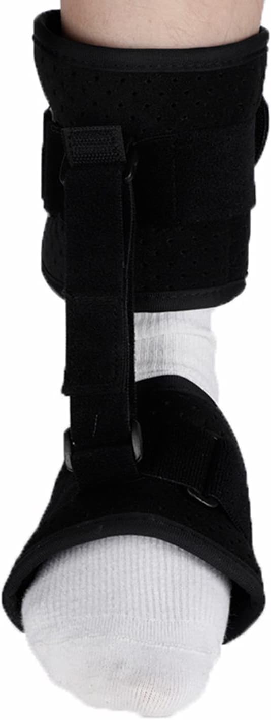 Pepisky Foot Splint Brace Plantar Fasciitis Splint Drop Foot Orthotic Brace for Tendonitis Heel and Ankle Pain Day and Night 1pc