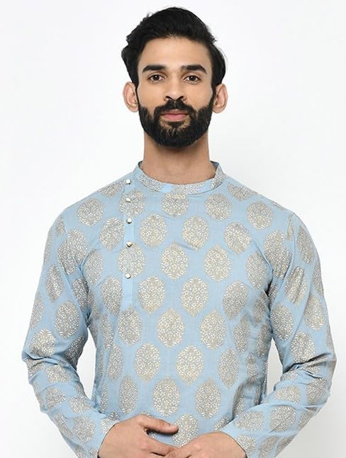 Men's Kurta Patiyala Set - Traditional Indian Ethnic Wear for Men - Ideal for Weddings, Festivals & Celebrations4