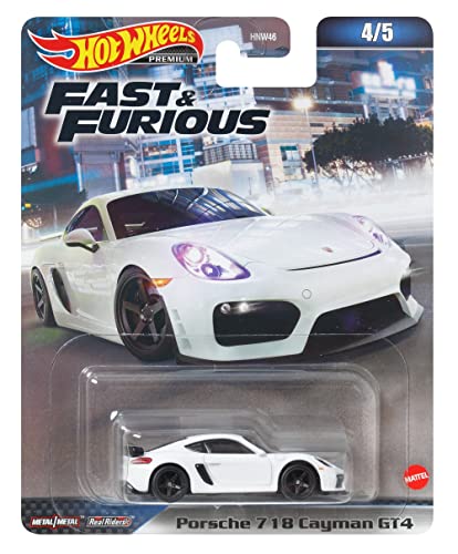 Hot Wheels Fast and Furious Modelo 718 Cayman GT4 1:64 miniatura 6