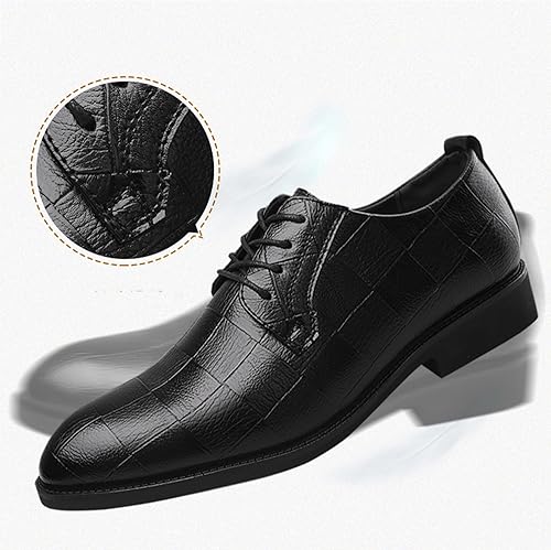 Men's Lace Up Dress Shoes Formal Business Classic Oxford Derby Shoes Comfortable Walking Shoes for Men4