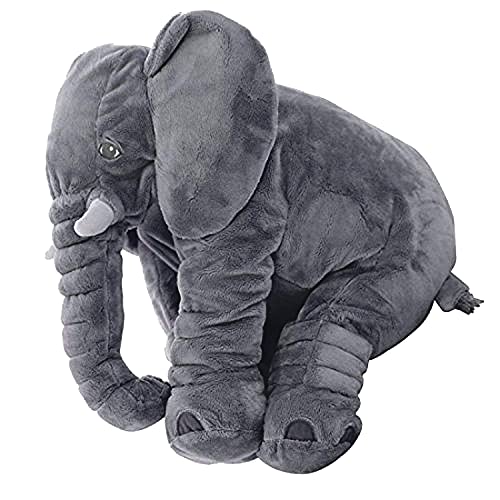 Image of Storescent Big Size Fibre Filled Stuffed Animal Elephant Soft Toy for Baby of Plush Hugging Pillow Soft Toy for Kids Boy Girl Birthday Gift (Grey Elephant)