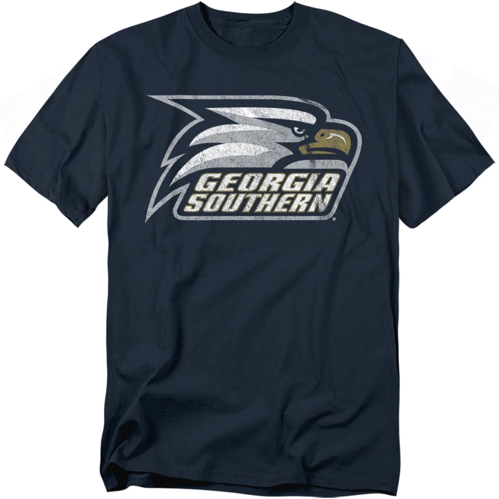 LOGOVISION Official Collegiate Distressed Primary Logo Adult T-Shirt Collection — view 50