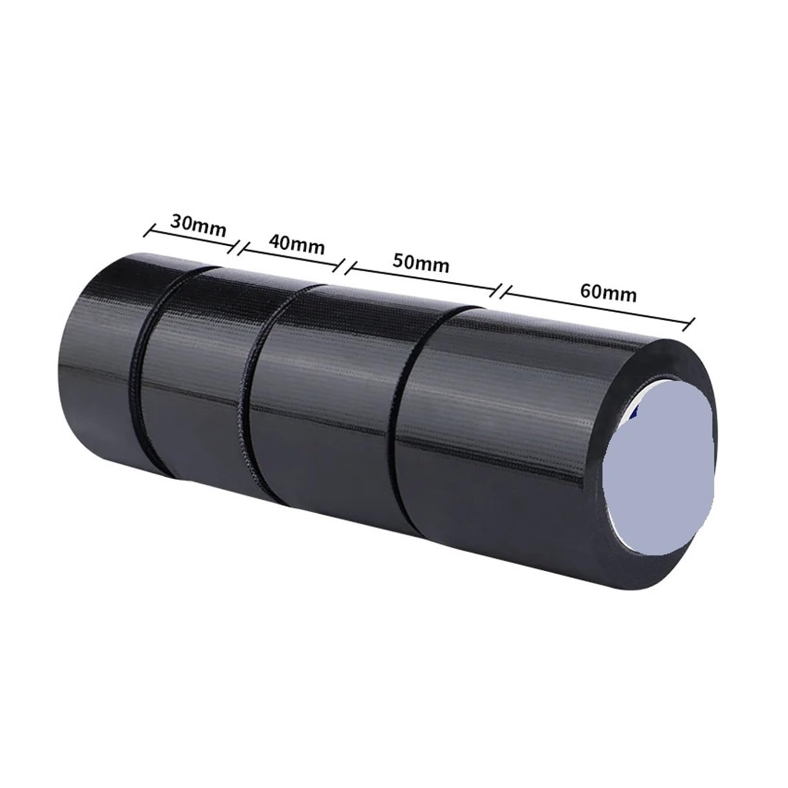 Zelt Reparaturband Schwarzes Hochleistungs-Pipeline-Klebeband, geeignet for die manuelle Rissreparatur bei jedem Wetter, in der Industrie(50M_0.28MM_50MM)