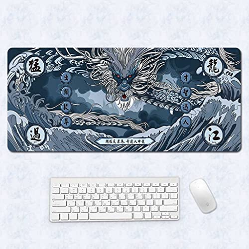 Tapis de souris gamer 1000x500 mm avec revêtement haute précision pour setup gaming de style