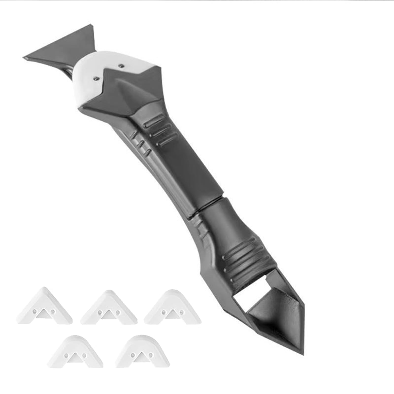 5-in-1 Caulk Remover Tool, Silicone Scraper Kit for Bathroom