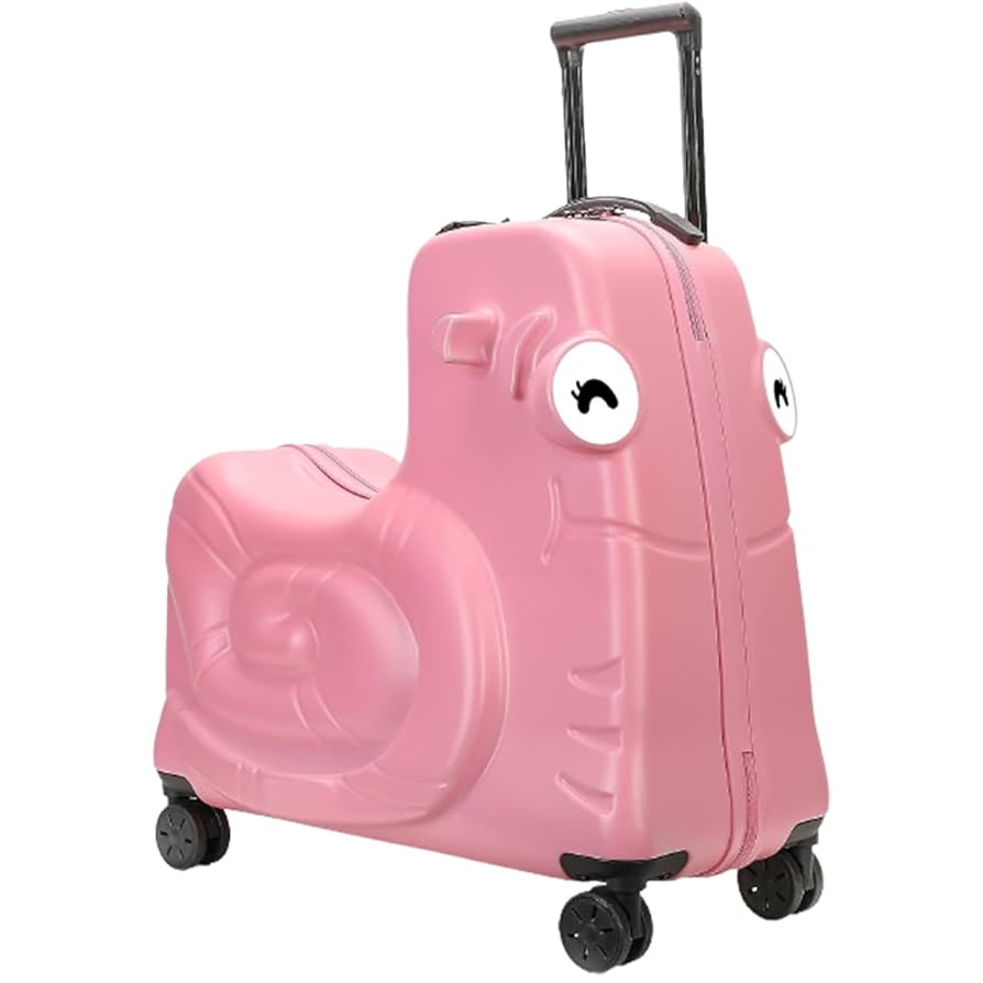子どもが乗れる　キャリーケース　ピンク Amazon | [キッズトラベル] 【子連れ旅行に革命 折りたたみ