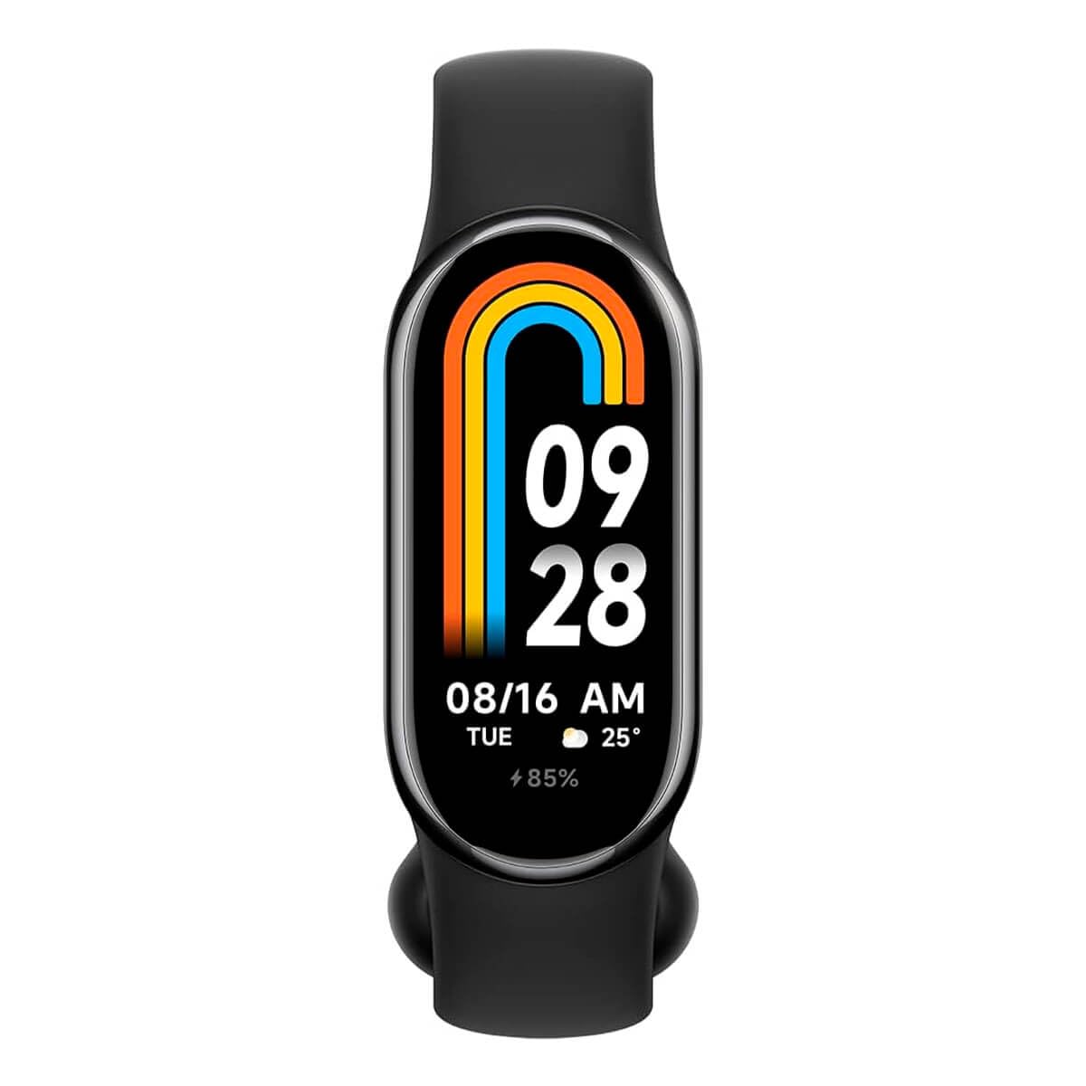Xiaomi Mi Smart Band 8 - Braccialetto di attività, display AMOLED, monitoraggio della frequenza cardiaca, 190 mAh, 150+ modalità sportive, fino a 16 giorni di autonomia, nero