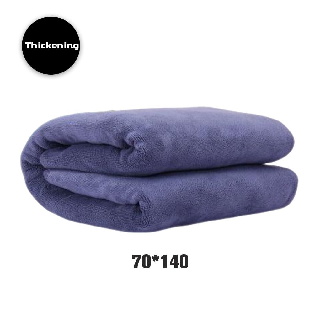 Ailan Asciugamano da Bagno in Microfibra Telo da Bagno in Velluto a Doppia Faccia Spa Sudore Fumante Fitness Asciugamano Morbido Bagno Sauna Palestra, Grigio, 70 * 140/Spessore